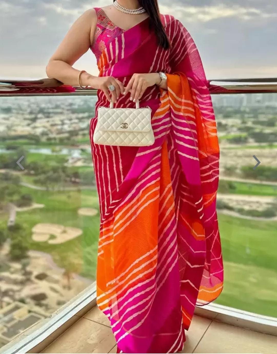 Leheriya Pure Cotton Kota Saree, Pink and white kota saree, Saree with FREE Petticoat