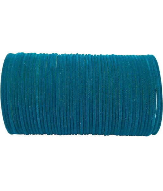 Ethnic Bangles , Metal Velvet Bangles 2 Dozen ( 24 Bangles ) for both the hands Multicolor available