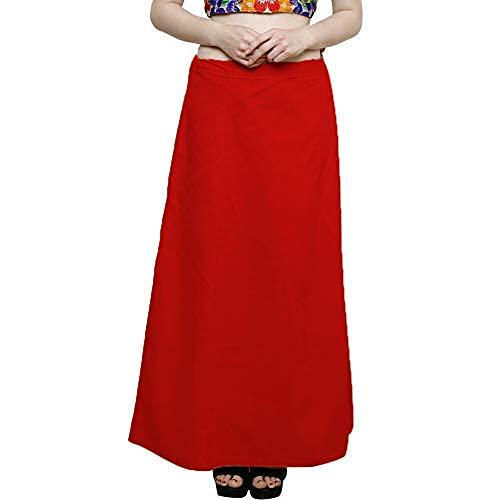 Cotton Readymade Saree Petticoat Adjustable Comfortable Free Size Maxi for Weddings & Festive Wear